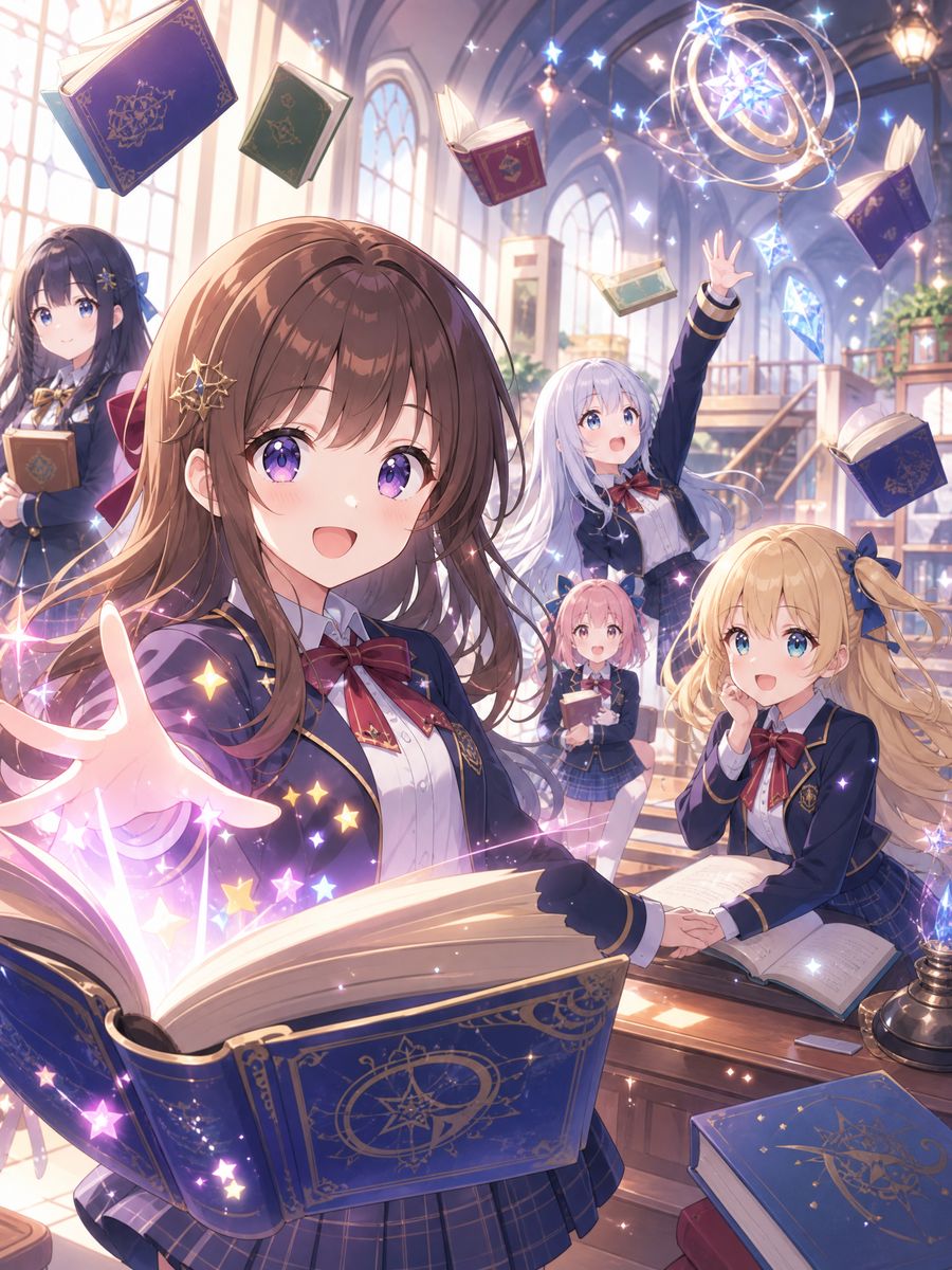黑丝动漫教程-魔法学院少女觉醒篇